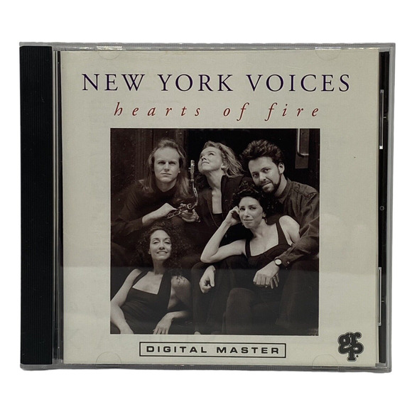 New York Voices - Hearts of Fire CD 1991 GRP Records Pop Vocals Digital Master - Picture 1 of 16
